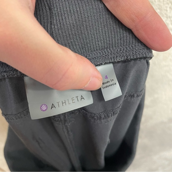 Athleta women’s gray joggers pants size 4 missing drawstring - Picture 7 of 7